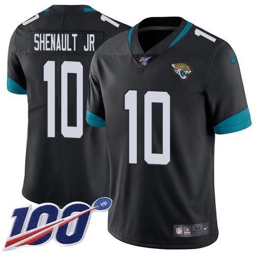 Jacksonville Jaguars #10 Laviska Shenault Jr. Black Team Color Youth Stitched NFL 100th Season Vapor Untouchable Limited Jersey->youth nfl jersey->Youth Jersey